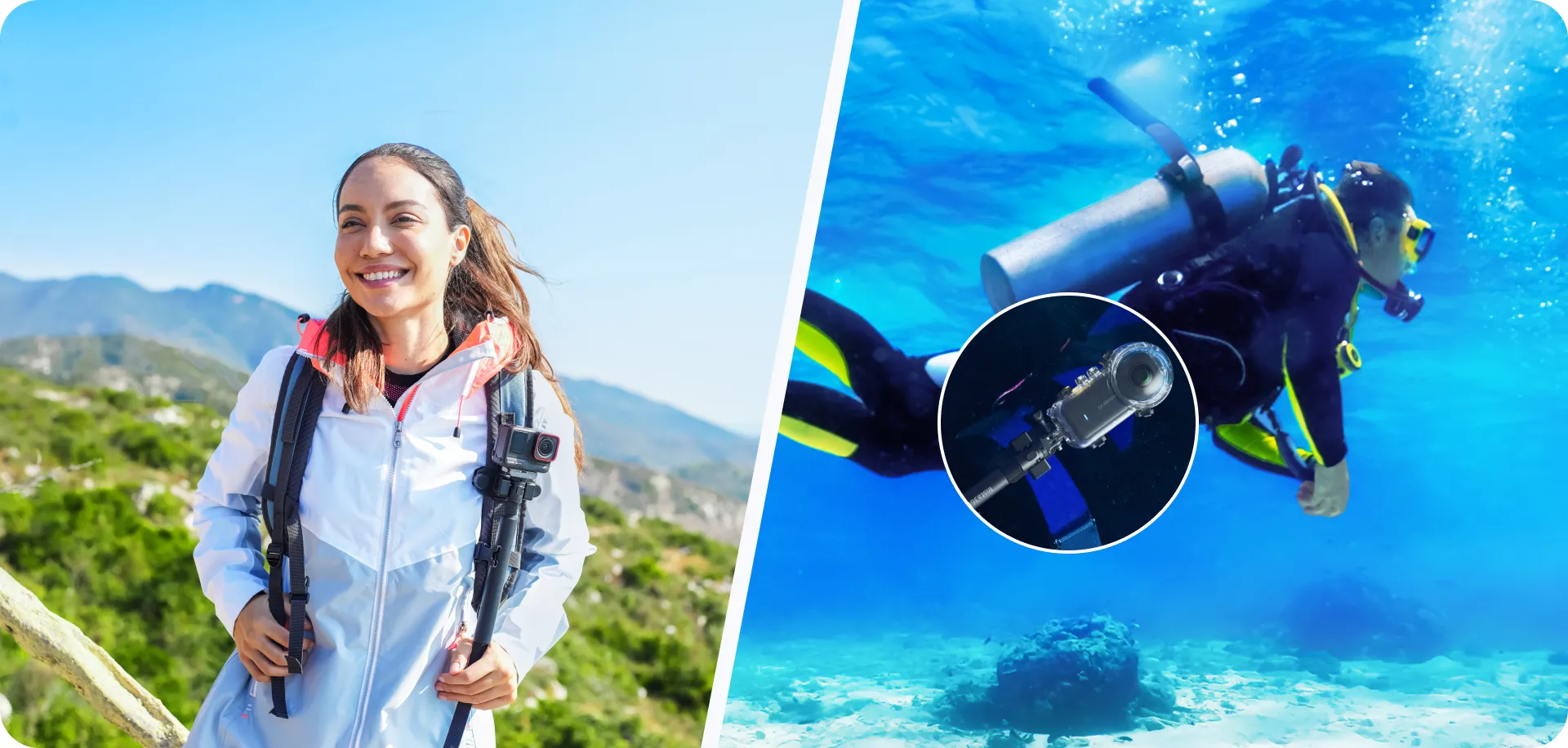 Insta360 Magnetic Selfie Stick Holster - Thumbnail