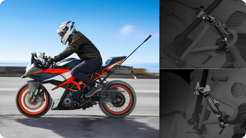 Insta360 Motorcycle Selfie Stick Support Clamp