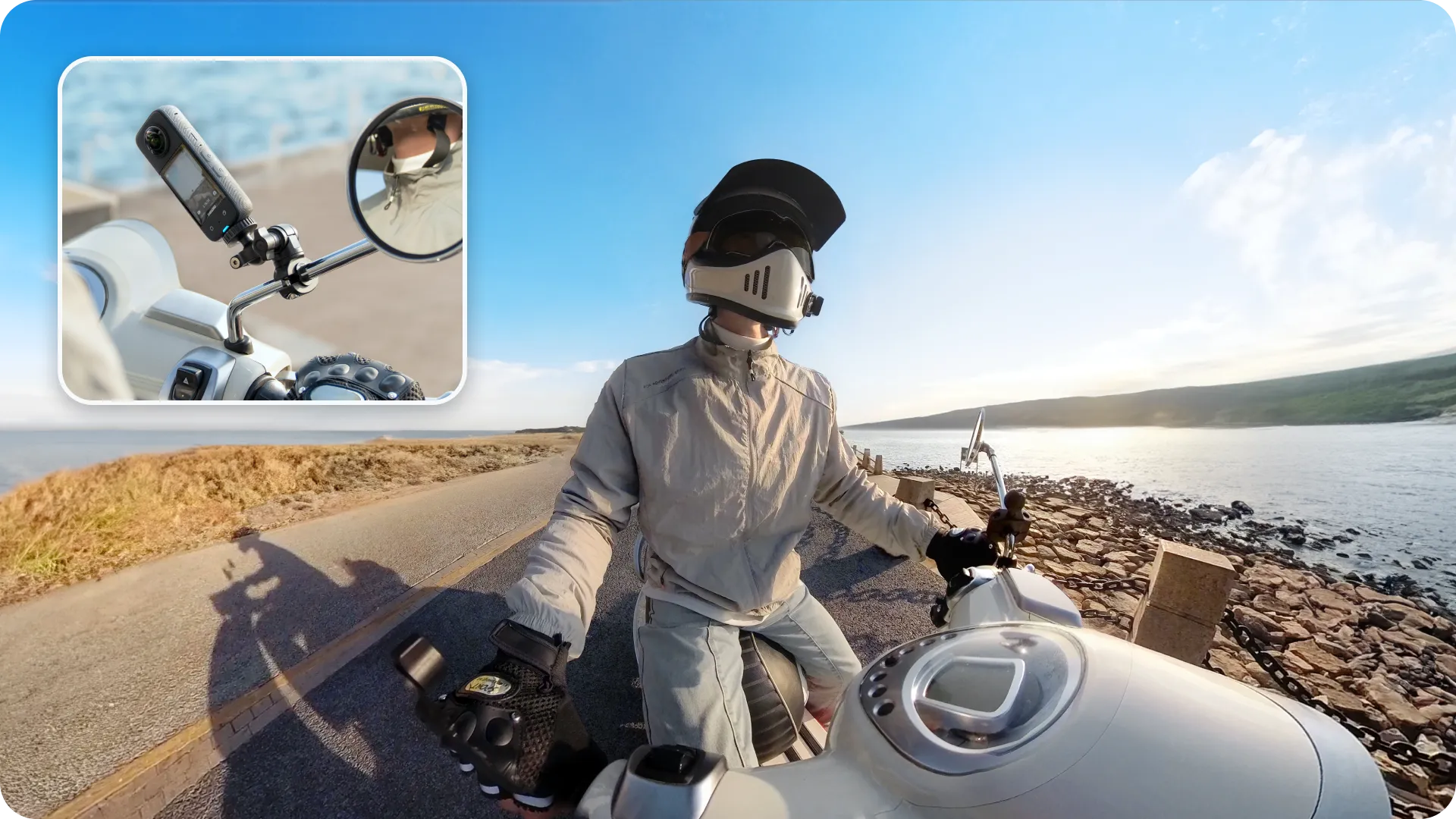 Insta360 Rear View Mirror Mount - Thumbnail