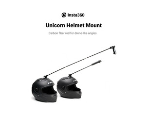 Insta360 Unicorn Helmet Mount (Carbon Fiber - Yeni Versiyon) - Thumbnail