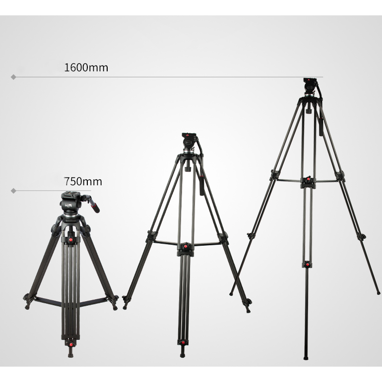 Jieyang - Jieyang 0606B 185cm Profesyonel Video Tripod (1)