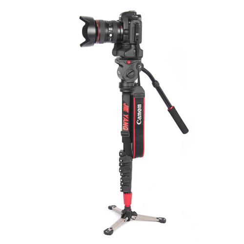 Jieyang JY0506C CarbonFiber Kilit Mandallı Profesyonel Monopod