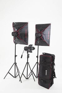 Jinbei - JINBEI 400Watt 3'lü Paraflaş Seti