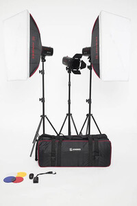 Jinbei - JINBEI 400Watt 3'lü Paraflaş Seti (1)