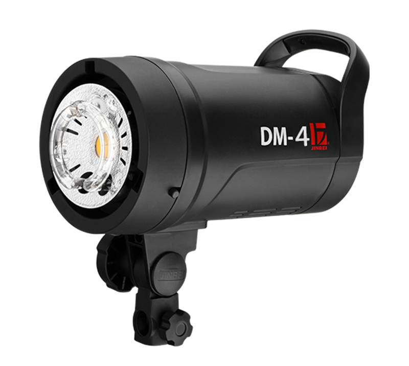 JINBEI DM6- 600w/DM4-400w PRO Dıgıtal LCD Ekran Kit 3 lü Paraflaş Set