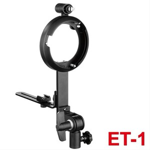 Jinbei - Jinbei ET-1 Tepe Flaşı Bowens Adaptörü (Speedlight Bracket)