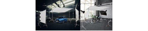 JINBEI HD-3.0x3.0m Çerçeve Butterfly Difüzör Kit