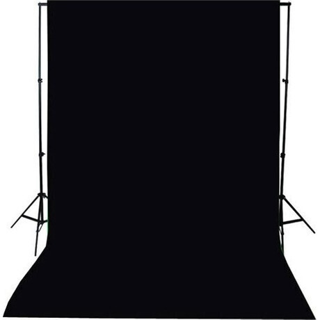 Kaiseberg 2x3 m Siyah Kumaş Fon Fon Standı