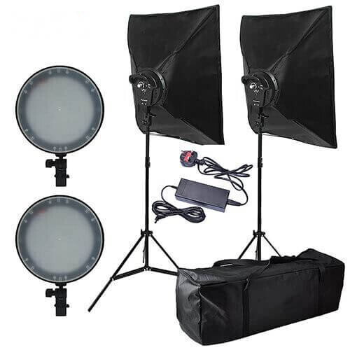 Kaiseberg 5500K LED Işık Softbox Kit
