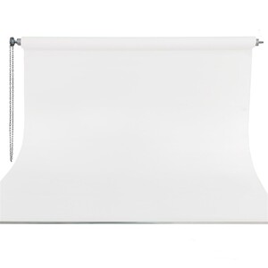Kaiseberg Beyaz Kumaş Fon Sistemi 2x4m (Boru Makara Zinciri Dahil) - Thumbnail