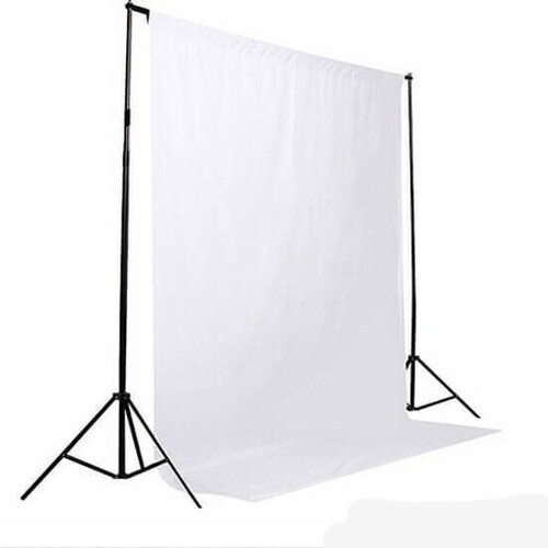 Kaiseberg Beyaz Kumaş Fon Sistemi 3x6m (Fon Standı Dahil)