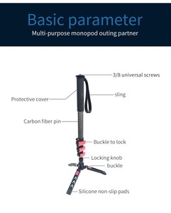 Kaiseberg D324C Carbon Monopod - Thumbnail
