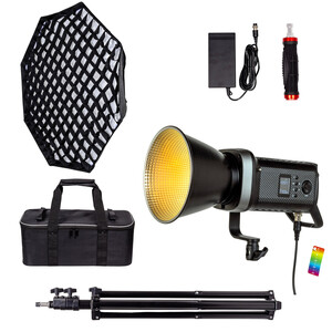 Kaiseberg - Kaiseberg KS-200 RGB AIR V-Mount Profesyonel Led Işık Seti - Kit 1
