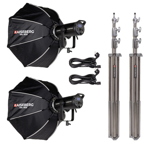 Kaiseberg X-400B Plus Bicolor Profesyonel Led Işık Seti - Kit 2