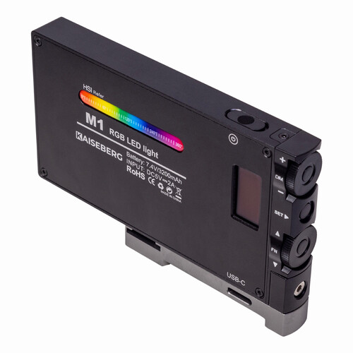 Kaiseberg M1 RGB Mini Mobil Video Işığı