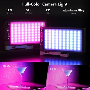 Kaiseberg M1 RGB Mini Mobil Video Işığı - Thumbnail