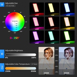 Kaiseberg M1 RGB Mini Mobil Video Işığı - Thumbnail
