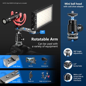 Kaiseberg M1 RGB Mini Mobil Video Işığı - Thumbnail