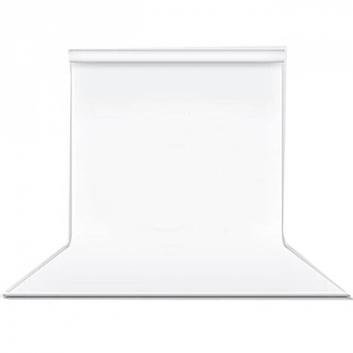 Kaiseberg Sabit Kağıt Sonsuz 3'lü Fon Perde (White, Green, Black) 2.70x11M