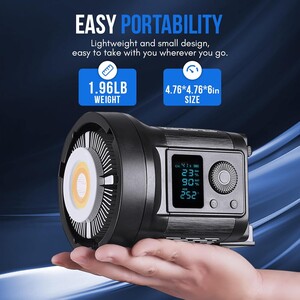 Kaiseberg SK-135FR RGB AIR Spotlight Işık 60x90 Softbox Set - Tekli Kit - Thumbnail