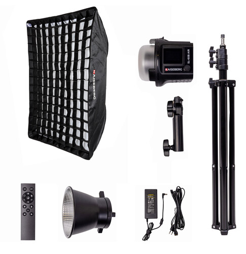 Kaiseberg SL-60B AIR 60W Bataryalı Bi-color Led 60x90 Softbox Tekli Kit