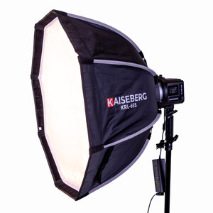 Kaiseberg SL-60B AIR 60W Bataryalı Bi-color Taşınabilir Softbox Işık - Kit 2 - Thumbnail