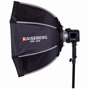 Kaiseberg SL-60B AIR 60W Bataryalı Bi-color Taşınabilir Softbox Işık - Kit 2 - Thumbnail