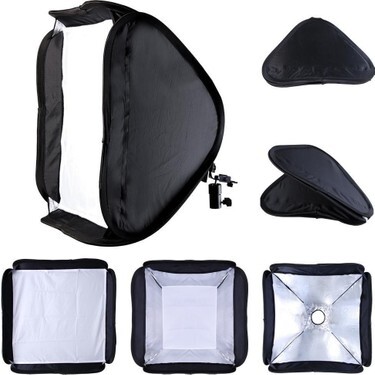 Kaiseberg Tepeflaşı İçin Softbox ve flaş tutucu