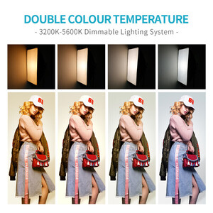 Kaiseberg TLB 500 2'li Bicolor Softbox Led Işık Seti - Thumbnail