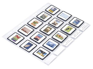 Kaiser Fototechnik - Kaiser Transparan Slayt Sayfaları 5x5 Çerçeveli 15 Dia İçin 15 Sayfa (2585) (1)