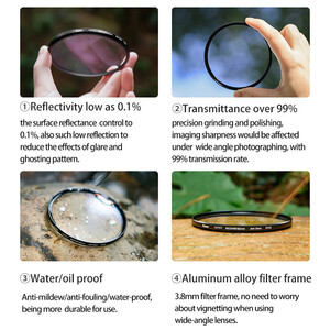 Kase 67mm Multi Coated UV III Filtre - Thumbnail