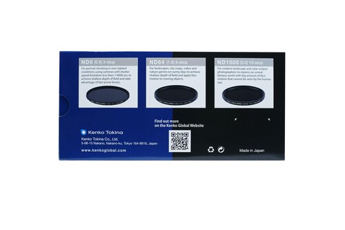 Kenko 82 mm Real Pro ND Filtre Seti (ND8, ND64, ND1000)