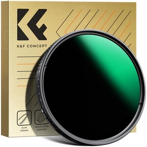 K&F - K&F 77mm Nano-D Serisi ND3-ND1000 Filtre (1.5-10 Stop)