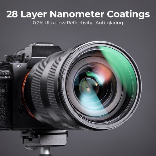 K&F Concept 112mm NANO-X MC-UV 28 Çok Katmanlı Kaplamaya sahip Koruma Filtresi 8K Ultra HD