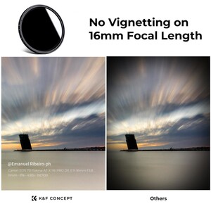 K&F Concept 40.5mm B-SERIES ND2-ND400 (1 ile 9 Stop) ND Filtre - Thumbnail