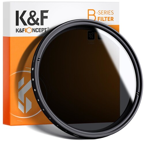 K&F Concept 82mm ND2-ND400 (9 Stop) Değişken ND Filtre