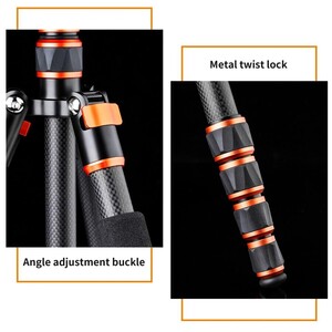 K&F Concept BA225 Carbon Fiber Tripod Ball Head (KF09.077V1) - Thumbnail