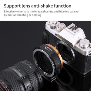 K&F Concept KF06.465 Canon EF/EF-S to Fujifilm X Mount Adaptör - Thumbnail
