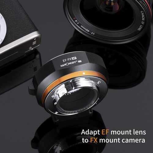 K&F Concept KF06.465 Canon EF/EF-S to Fujifilm X Mount Adaptör