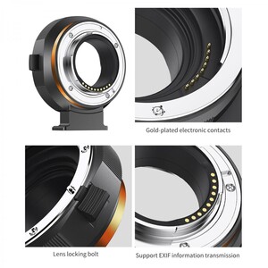 K&F Concept KF06.465 Canon EF/EF-S to Fujifilm X Mount Adaptör - Thumbnail