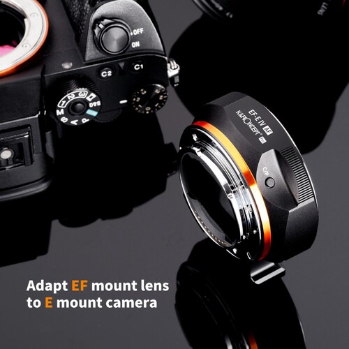 K&F Concept KF06.466 Canon EF/EF-S to Sony E Mount Adaptör