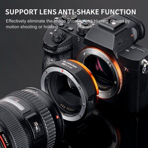 K&F Concept KF06.466 Canon EF/EF-S to Sony E Mount Adaptör - Thumbnail