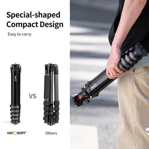 K&F Concept KF09105 Kompakt Tripod (SP4022M3)