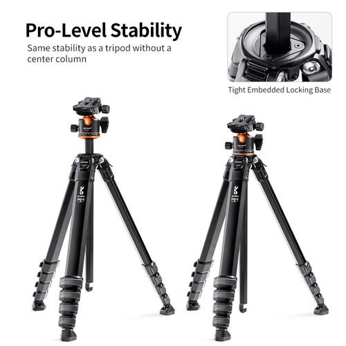 K&F Concept KF09105 Kompakt Tripod (SP4022M3)