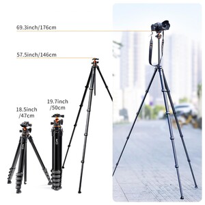 K&F Concept KF09105 Kompakt Tripod (SP4022M3) - Thumbnail