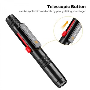 K&F Concept KF1691 Çift Taraflı Karbon Başlık Lens Temizleme Kalemi - Thumbnail