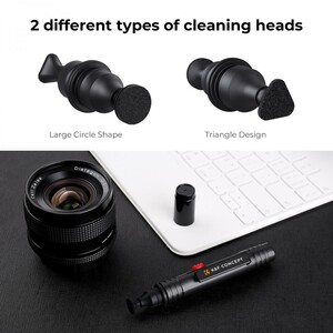 K&F Concept KF1691 Çift Taraflı Karbon Başlık Lens Temizleme Kalemi - Thumbnail