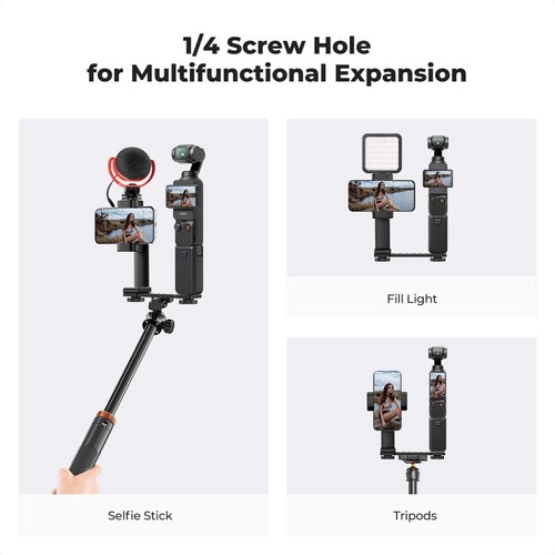 K&F Concept KF31.164 DJI Osmo Pocket 3 / 4 için Telefon Tutucu