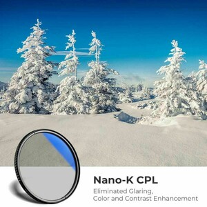 K&F Concept NANO-K SERIES 55mm HMC-CPL Filtre Ultra İnce Çok Kaplamalı - Thumbnail
