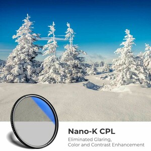 K&F Concept NANO-K SERIES 67mm HMC-CPL Filtre Ultra İnce Çok Kaplamalı - Thumbnail